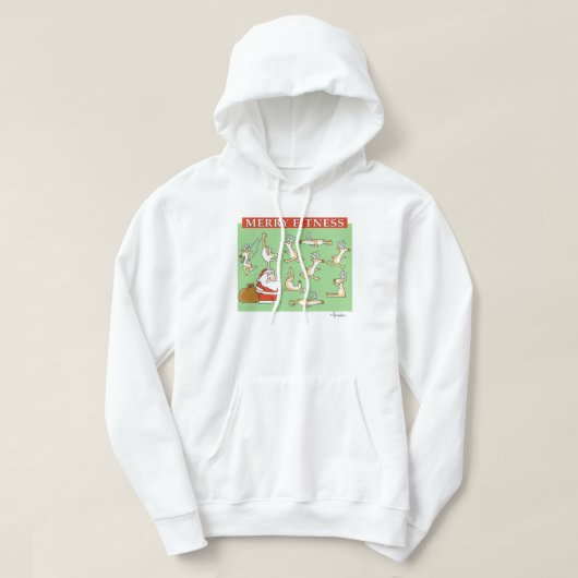 Fröhliche Fitness Rentiere von Sandra Boynton Hoodie (Design vorne)
