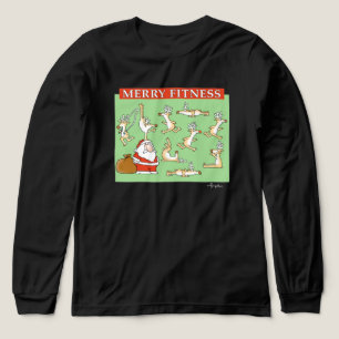 Fröhliche Fitness Rentiere von Sandra Boynton Tri-Blend Shirt