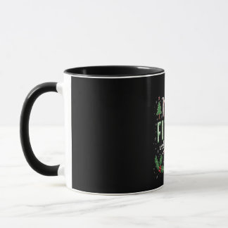 Fröhliche Fitness und glückliche neue rückwärtige Tasse