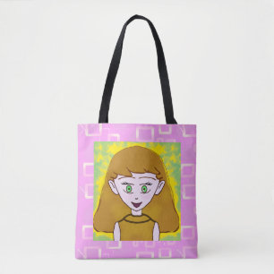 Fröhliche Fliege Teddybär-Tasche Tasche