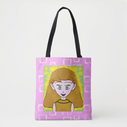 Fröhliche Fliege Teddybär-Tasche Tasche (Vorderseite)