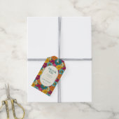Fröhliche Florale Dankeskarten Geschenkanhänger (Mit Garn)