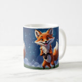 Fröhliche Fox Winter Tasse (VorderseiteRechts)