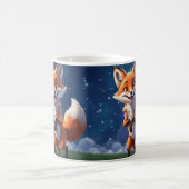 Fröhliche Fox Winter Tasse (Mittel)