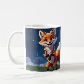 Fröhliche Fox Winter Tasse