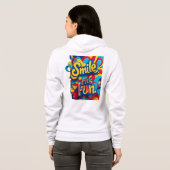 "Fröhliche Freude" Hoodie (Schwarz voll)