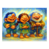 Fröhliche Freunde aus dem Bilderbuch - Fantasievol Fotodruck (Vorne)