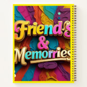 "Fröhliche Freundschaftsmomente" Notizblock (Rückseite)