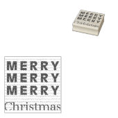 Fröhliche, fröhliche Weihnachten Gummistempel (Stempel)