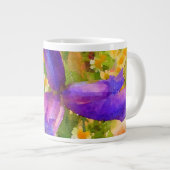 Fröhliche Frühlingsblumen Jumbo-Tasse (Vorderseite Rechts)