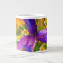 Fröhliche Frühlingsblumen Jumbo-Tasse