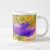 Fröhliche Frühlingsblumen Jumbo-Tasse (Rechts)