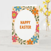 Fröhliche Frühlingskarte Karte (Gelbe Blume)