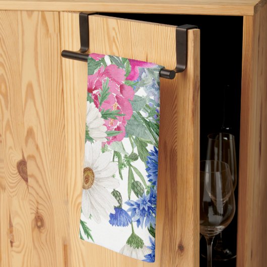 Fröhliche Frühlingsmessen Geschirrtuch (Drittel gefaltet)