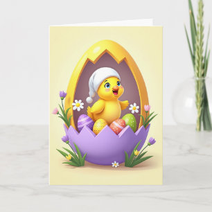 Fröhliche Frühlingsvogel-Baby-Karte Karte
