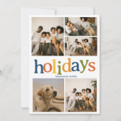 Fröhliche Fun Holidays Weihnachten Personalisierte (Vorderseite)