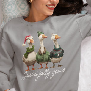Fröhliche Gans Weihnachten Sweatshirt