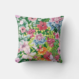 Fröhliche Gänseblümchen-Ketten Kissen