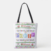 Fröhliche Geburt Frohe Weihnachten Frauen Tragetas Tasche (Rückseite)