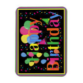 Fröhliche Geburtstagsfeier Magnet (Vertikal)