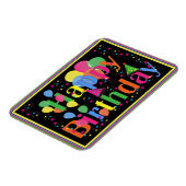 Fröhliche Geburtstagsfeier Magnet (Linke Seite)