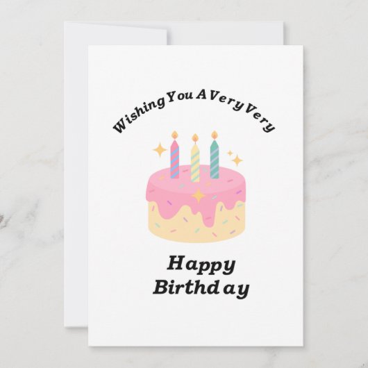 Fröhliche Geburtstagskorb Einladung (Vorderseite)