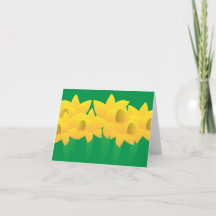 Fröhliche gelbe Daffodien