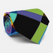 Fröhliche geometrische Männergestalt Krawatte (Gerollt)