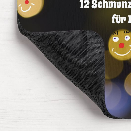 Fröhliche Gesichter Mousepad (Ecke)
