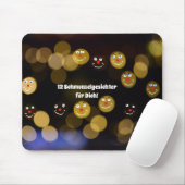 Fröhliche Gesichter Mousepad (Mit Mouse)