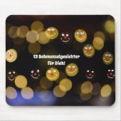 Fröhliche Gesichter Mousepad (Vorne)