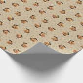 Fröhliche Glocken Weihnachtsgeschenkpapier Geschenkpapier (Ecke)