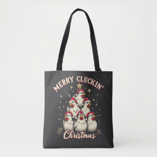 Fröhliche gluckende Weihnachten Lustige Hühner Häh Tasche