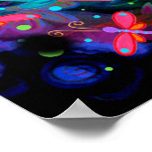 Fröhliche Glückspilze Soul Zitat Inspirivity Poster (Ecke)