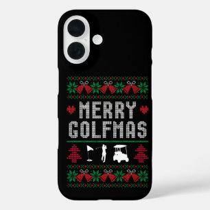 Fröhliche Golf-Weihnachten Golf Golfen Golfer häss iPhone 16 Hülle