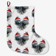 Fröhliche Gorilla-Weihnachten