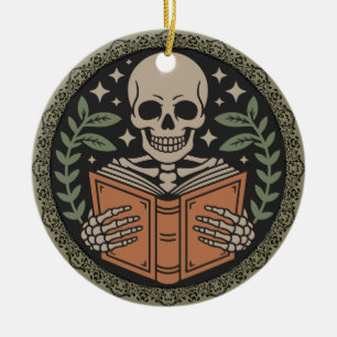 Fröhliche Gothmas meinem Lieblingsbuchliebhaber Keramik Ornament