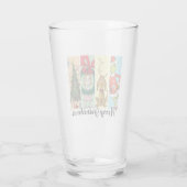 Fröhliche Grinchmas-Feierabend-Collage Glas (Rückseite)