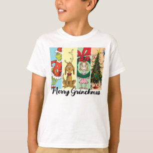 Fröhliche Grinchmas-Feierabend-Collage T-Shirt