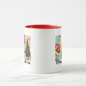 Fröhliche Grinchmas-Feierabend-Collage Tasse (Zentrum)