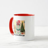 Fröhliche Grinchmas-Feierabend-Collage Tasse (Vorderseite Links)