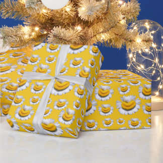 Fröhliche Grinsen von Kamille Geschenkpapier