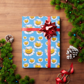 Fröhliche Grinsen von Kamille Geschenkpapier