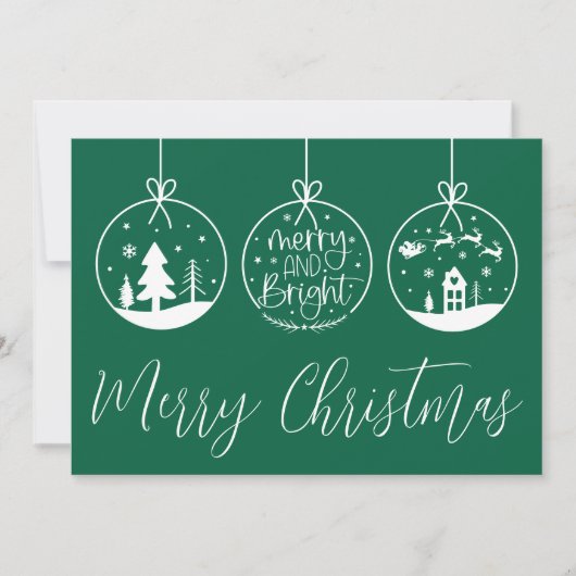 Fröhliche Grüne Weihnachten (Vorderseite)