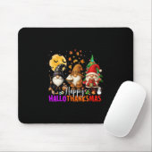 Fröhliche Hallothanksmas Gnome Halloween Erntedank Mousepad (Mit Mouse)