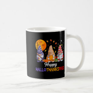 Fröhliche Hallothanksmas Gnome Liebhaber Halloween Kaffeetasse