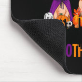 Fröhliche Hallothanksmas Sphynx Katzen Halloween D Mousepad (Ecke)
