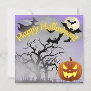 Fröhliche Halloween-Einladung Einladung