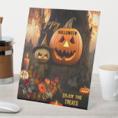 Fröhliche Halloween-Fun-Leckereien Sockelschild (In Situ)