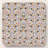 Fröhliche Halloween-Getränkekasten Getränkeuntersetzer (Vorderseite)